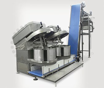 Bottom Discharge Spiral Mixers